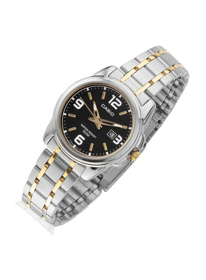 Casio Couple's Watch - MTP/LTP-1314SG-1A Silver/Gold Dial - Image 3